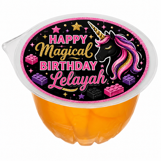 Fruit Cup Custom Label