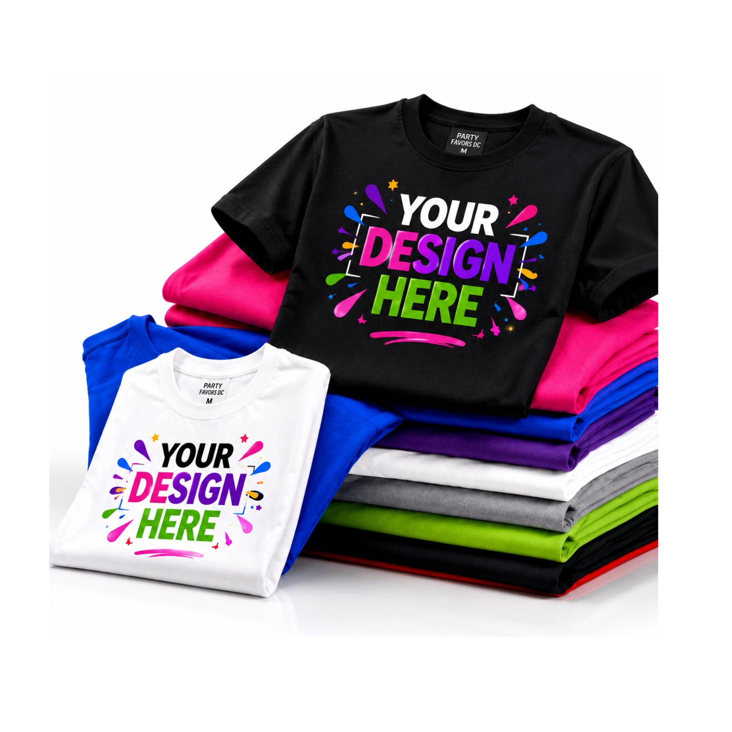 12 Custom T-Shirts Bundle