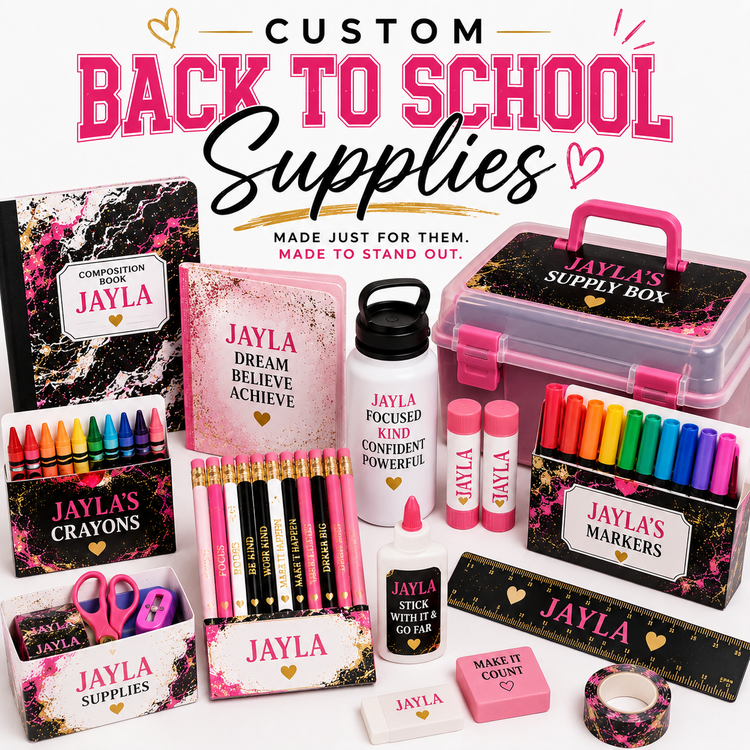Custom Back To School Supplies