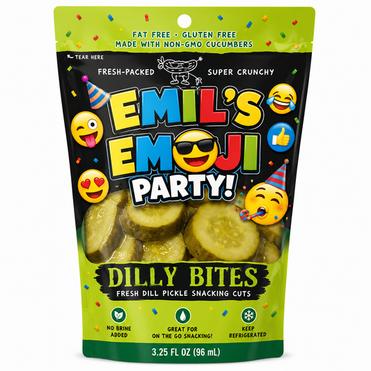 Emoji Inspired Pickles Pouches