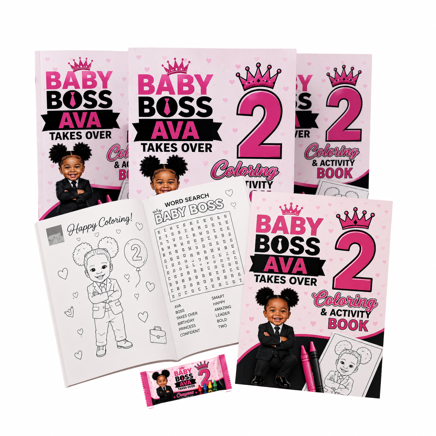 Custom Coloring & Activity Book