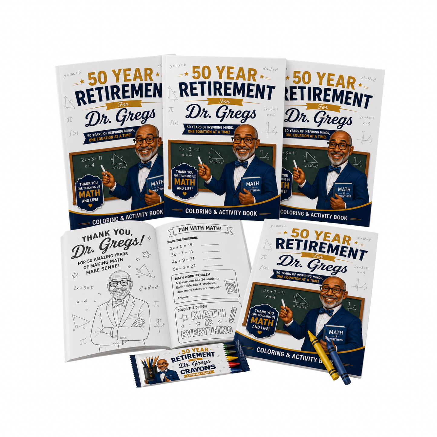 Custom Coloring & Activity Book