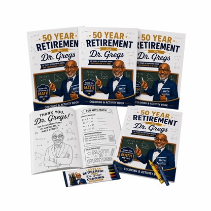 Custom Coloring & Activity Book