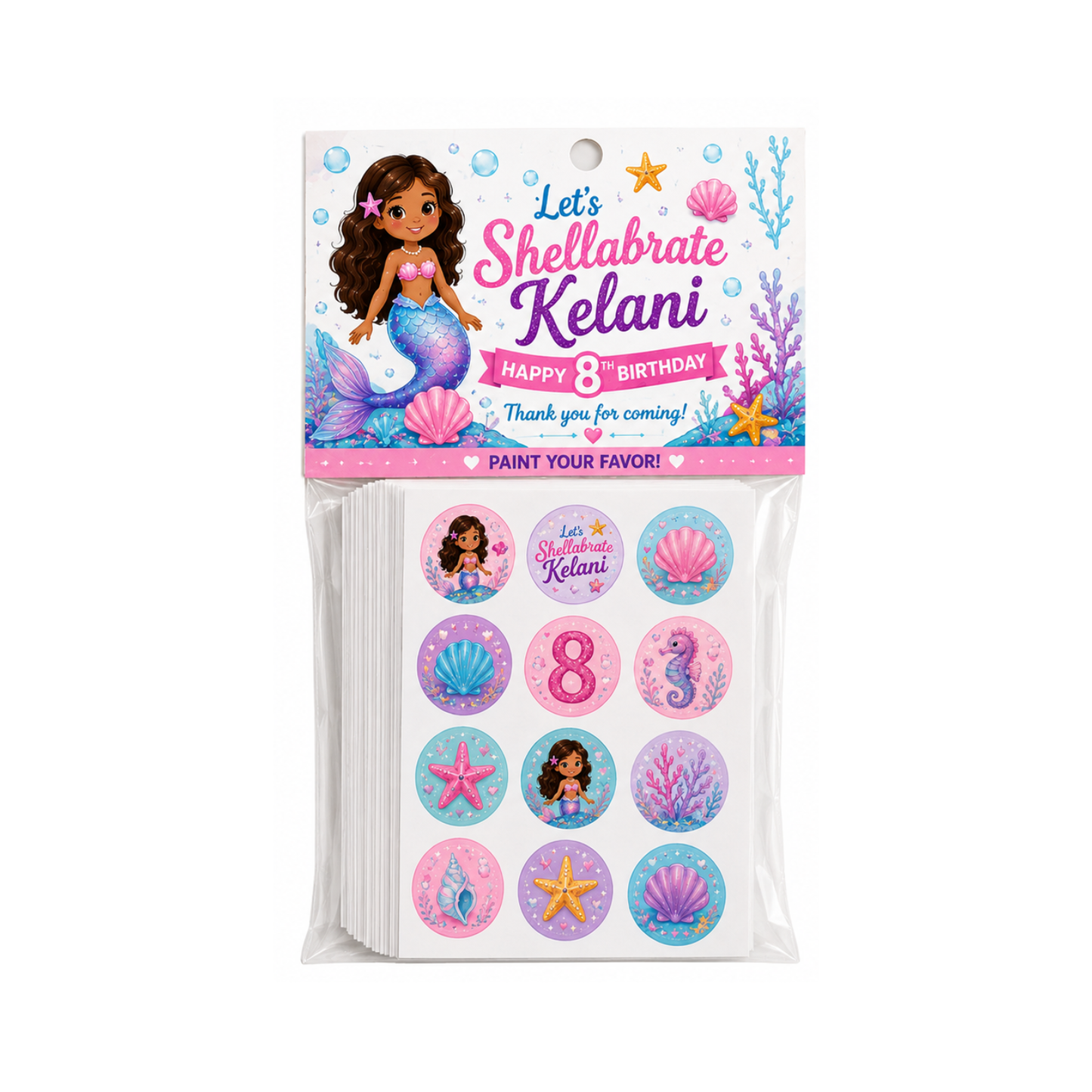 Sticker Pack Party Favors